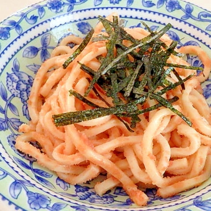 火も包丁も使わない 簡単バターたらこうどん レシピ 作り方 By めい 楽天レシピ